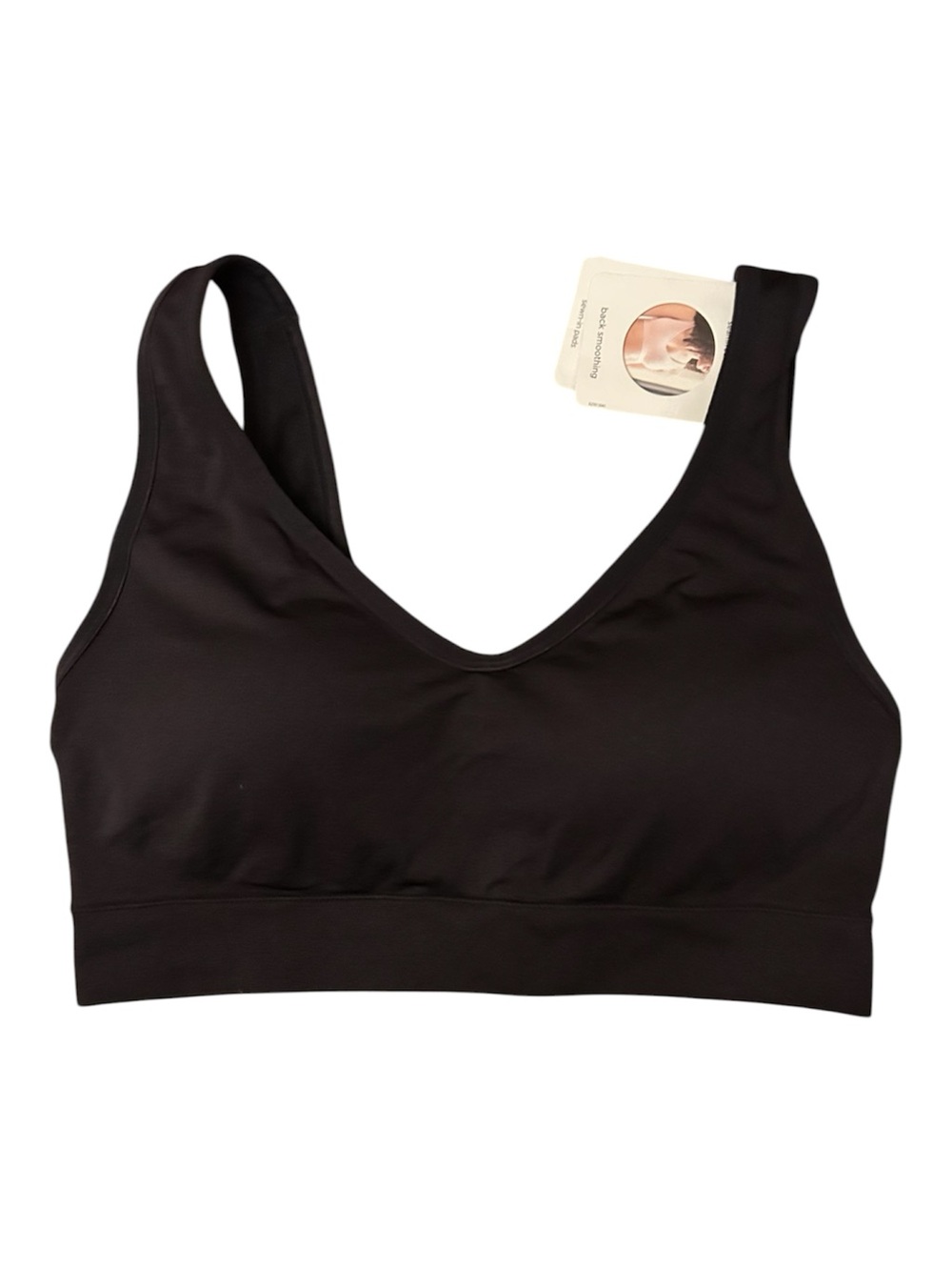 Jockey Black Seamless Bralette